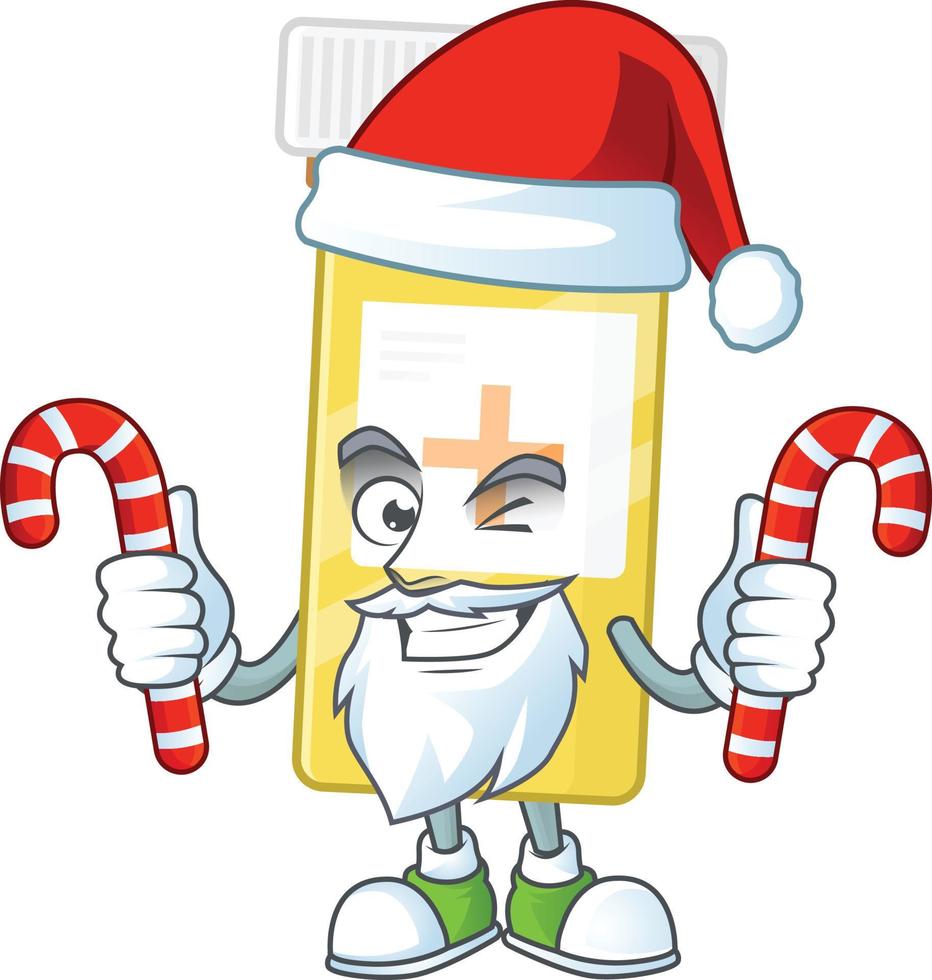 Medicine bottle Cartoon character vector