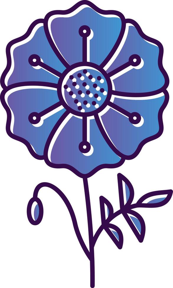 Poppy Vector Icon Design