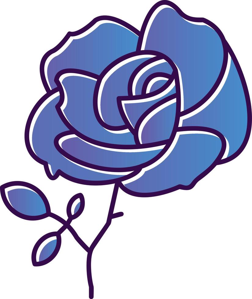 Rose Vector Icon Design