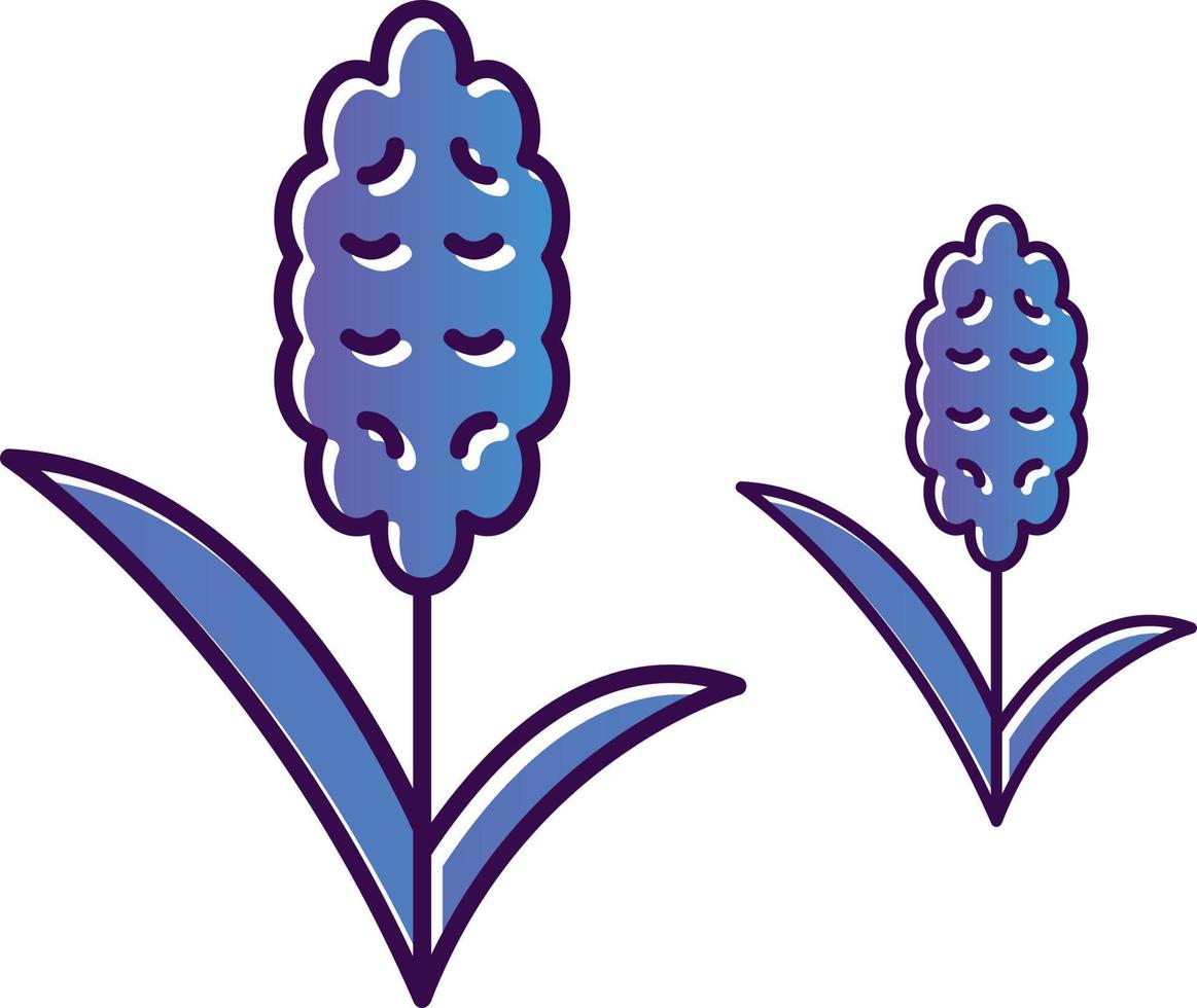 Hyacinth Vector Icon Design