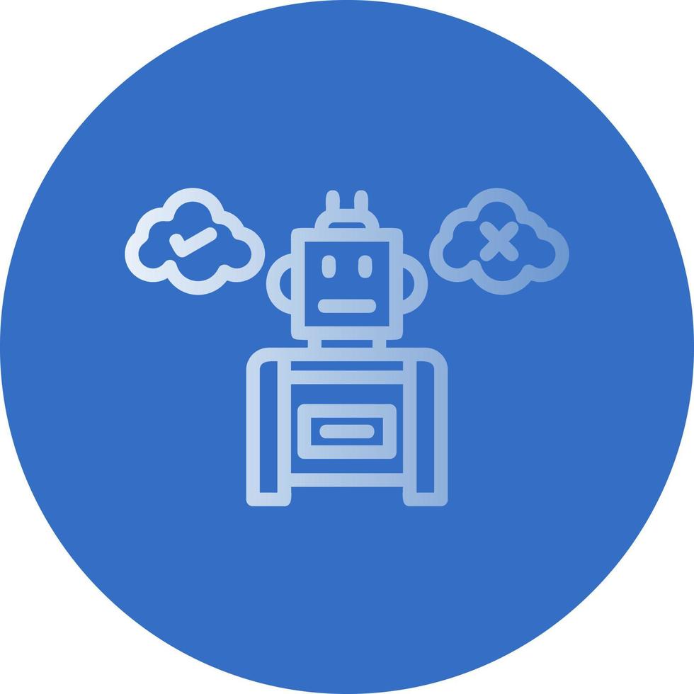 Decision Intelligence Vector Icon Design