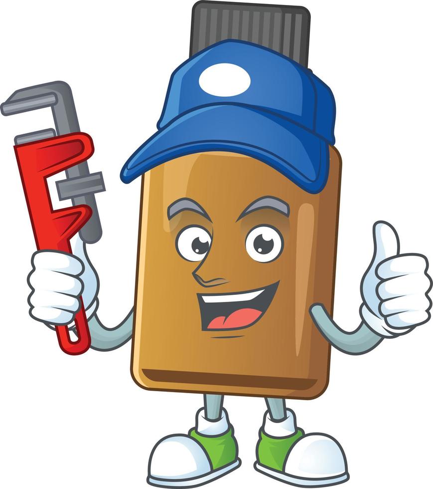 Syrup cure bottle Cartoon character vector