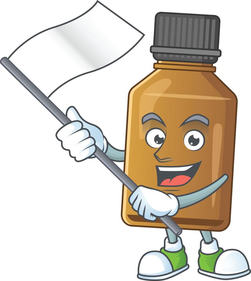 Syrup cure bottle Cartoon character 21289248 Vector Art at Vecteezy