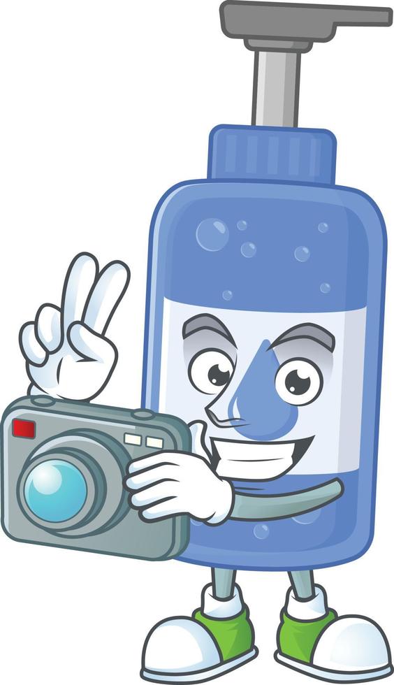 Handsanitizer Cartoon character vector