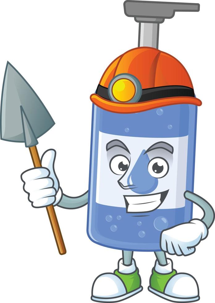 Handsanitizer Cartoon character vector