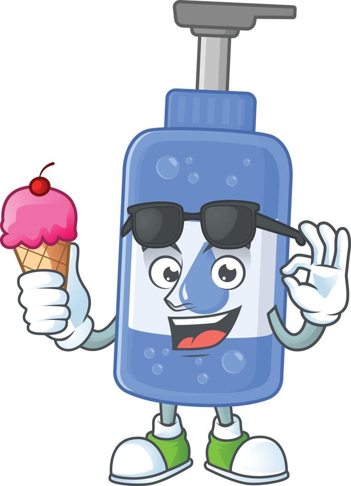 Handsanitizer Cartoon character vector