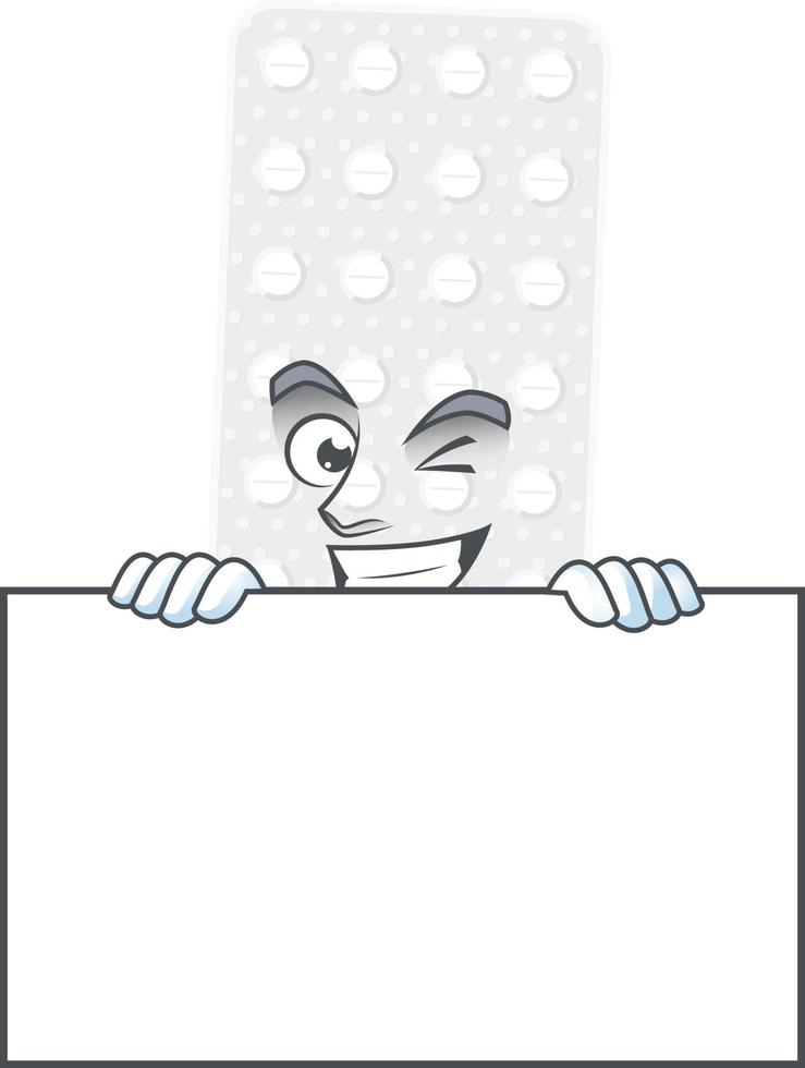Pills Cartoon character vector