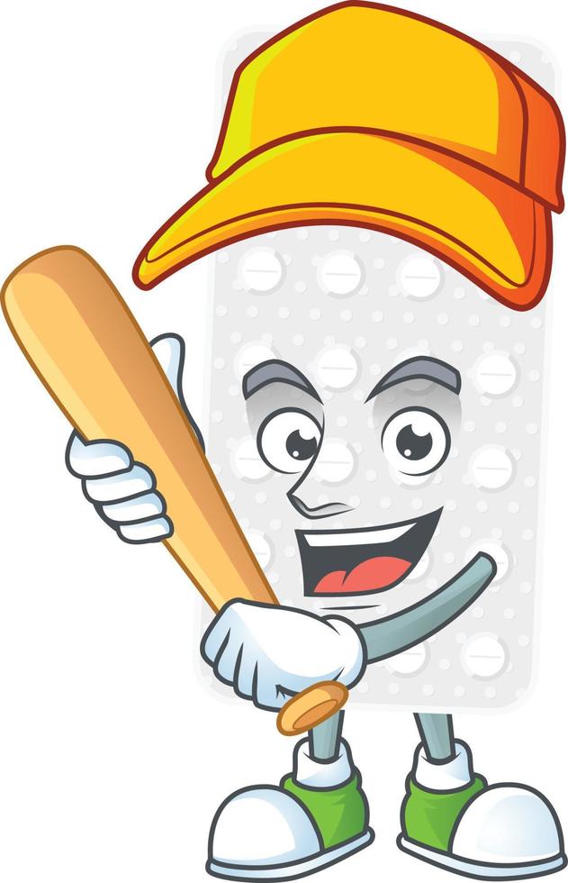 Pills Cartoon character vector