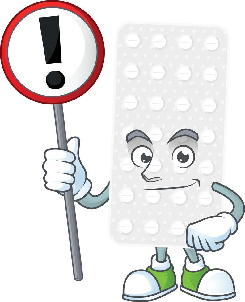 Pills Cartoon character vector