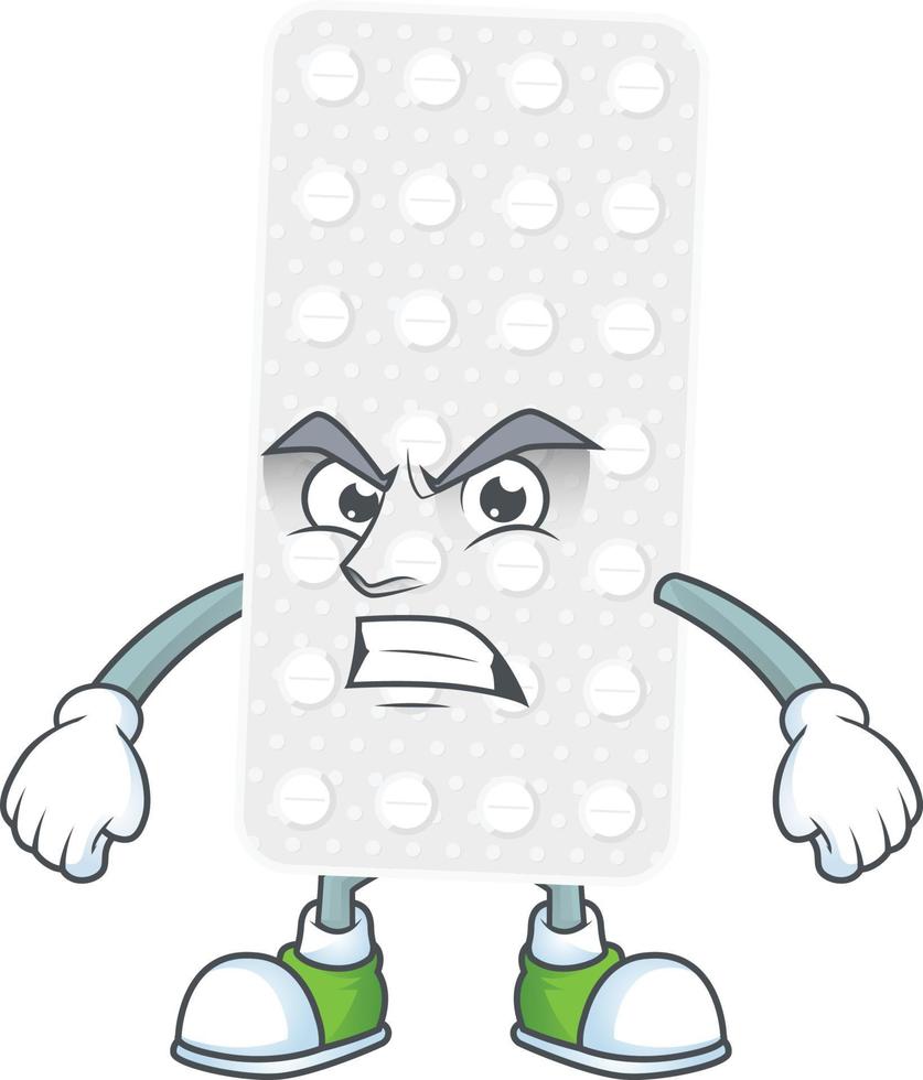 Pills Cartoon character vector
