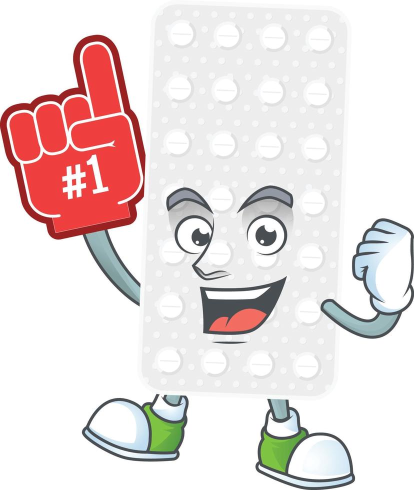 Pills Cartoon character vector