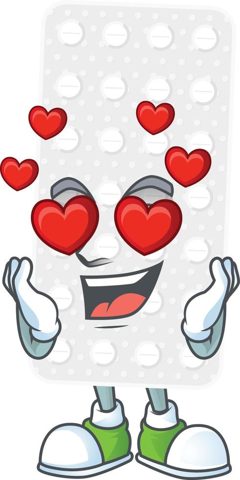 Pills Cartoon character vector