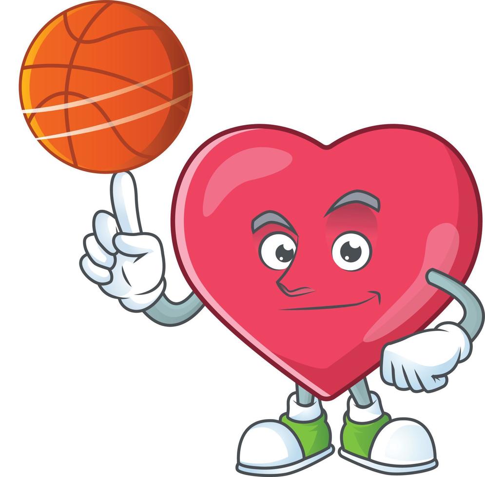 Heart medical notification Cartoon character vector