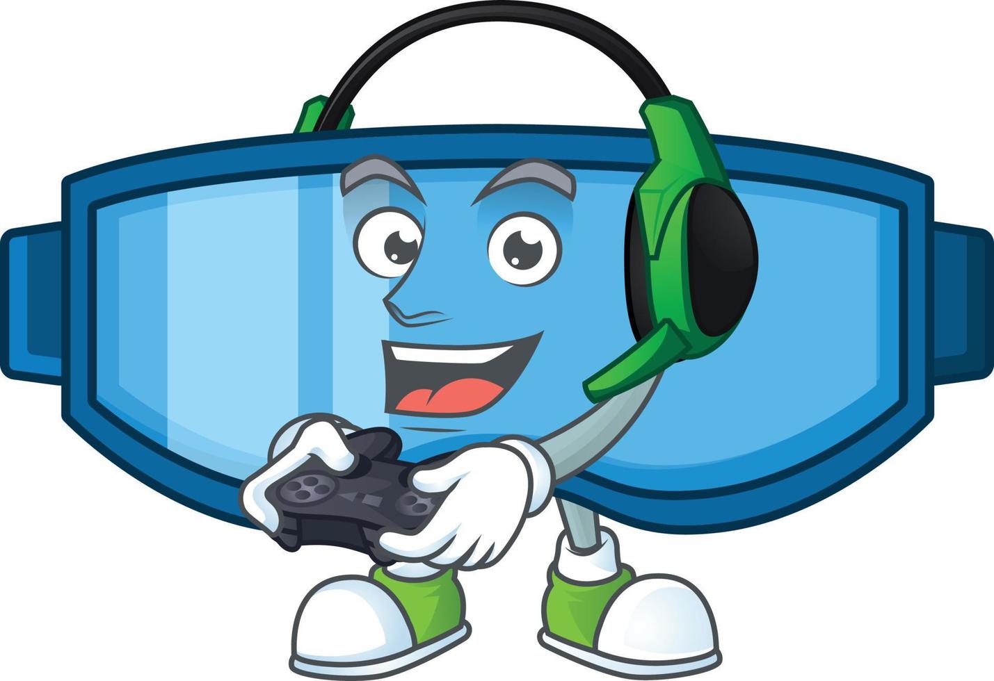 Safety glasses Cartoon character vector