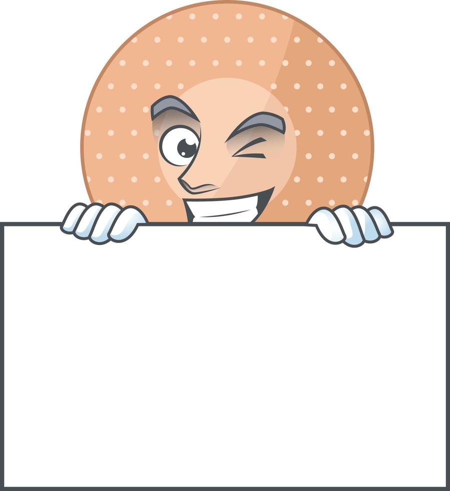 Rounded bandage Cartoon character vector