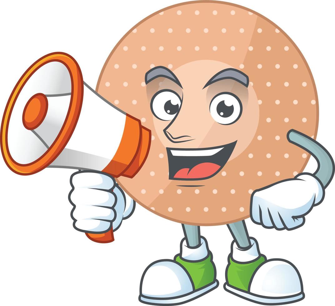 Rounded bandage Cartoon character vector