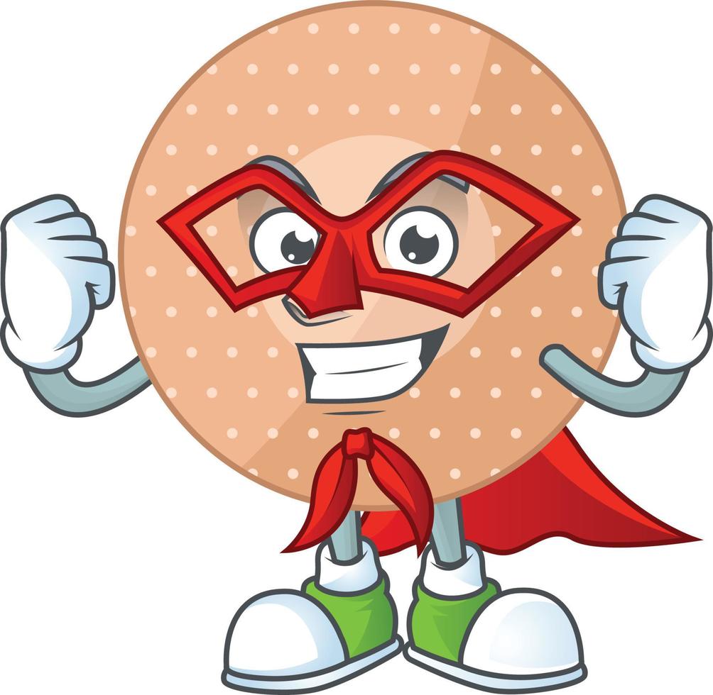 Rounded bandage Cartoon character vector