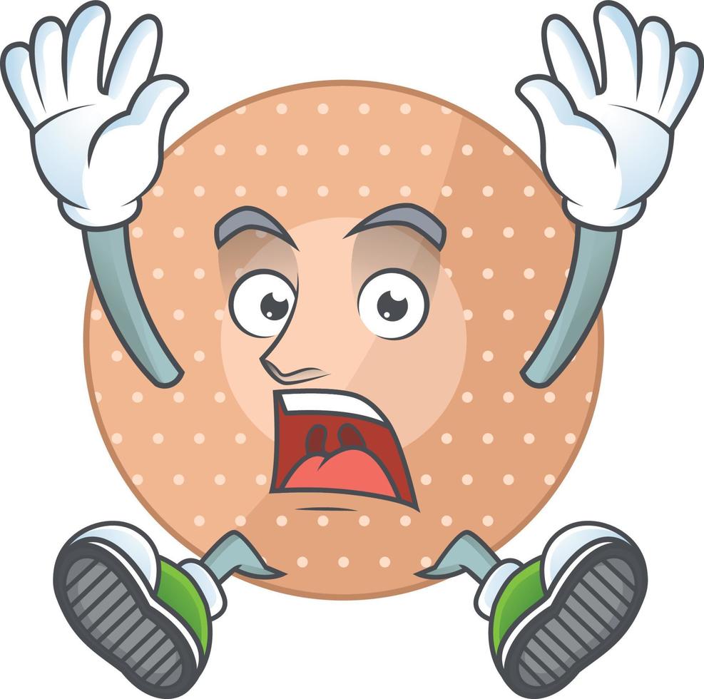 Rounded bandage Cartoon character vector