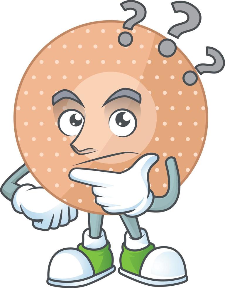 Rounded bandage Cartoon character vector