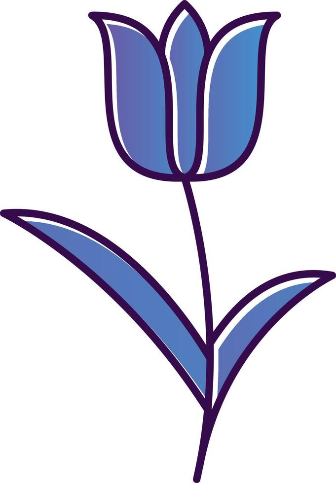 Tulip Vector Icon Design