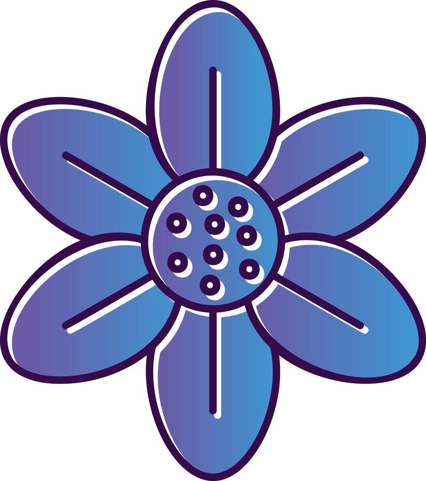 Cherry Blossom Vector Icon Design