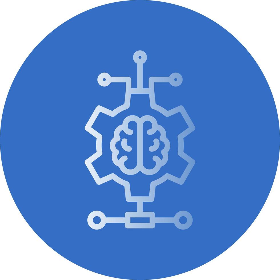 Deep Learning Vector Icon Design