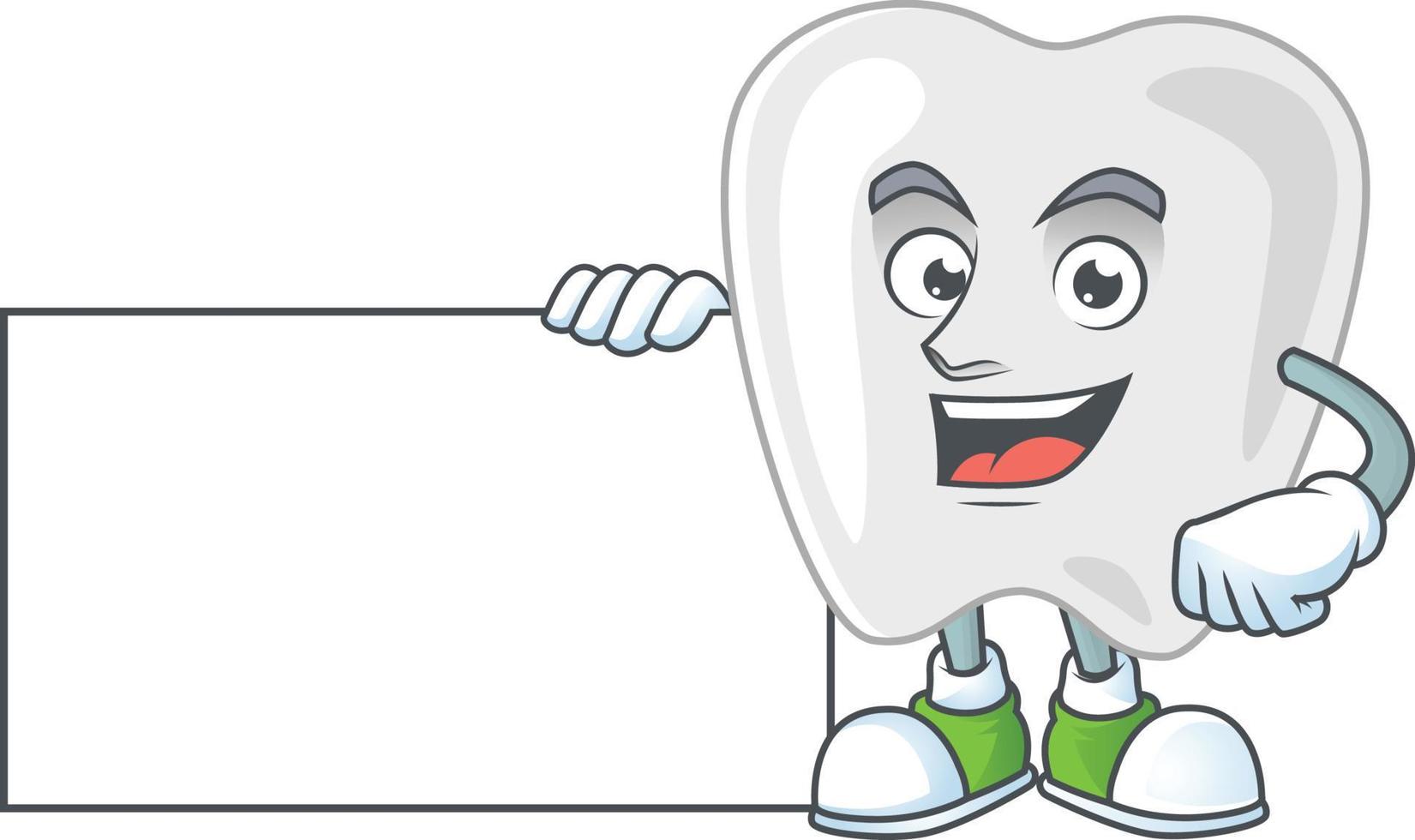 Teeth Cartoon character vector