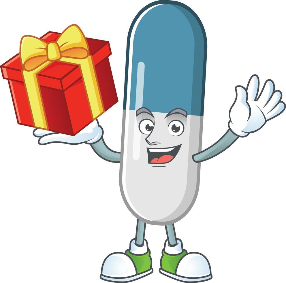 Vitamin pills Cartoon character 21290052 Vector Art at Vecteezy