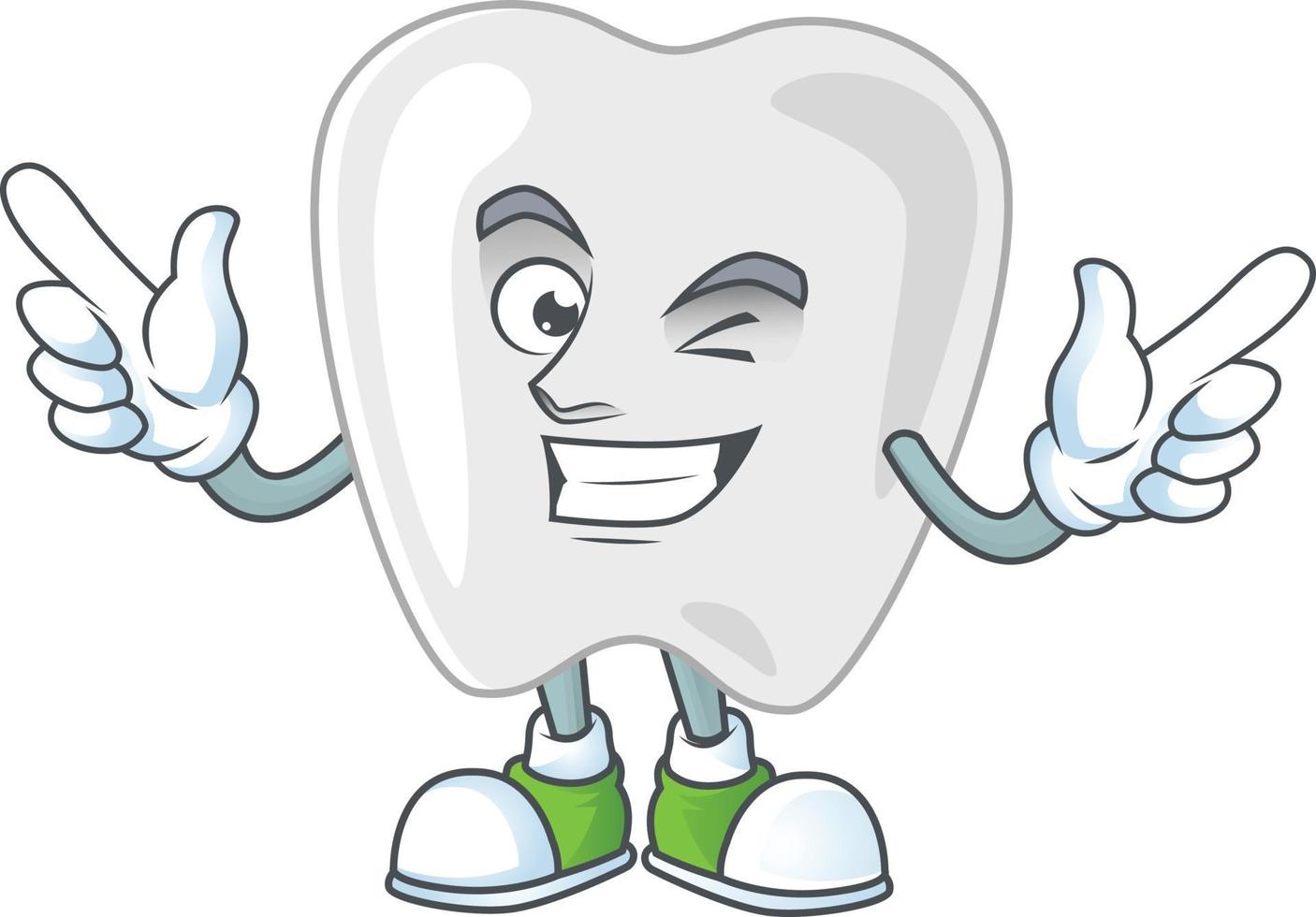 Teeth Cartoon character vector