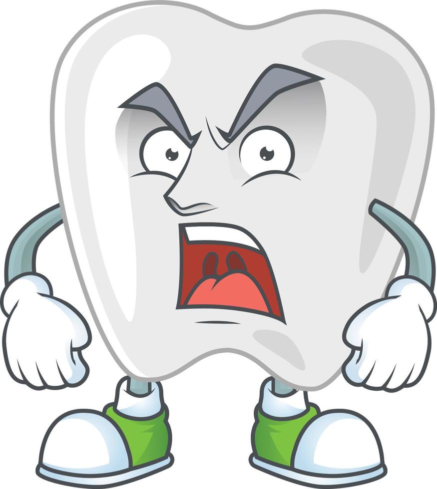 Teeth Cartoon character vector