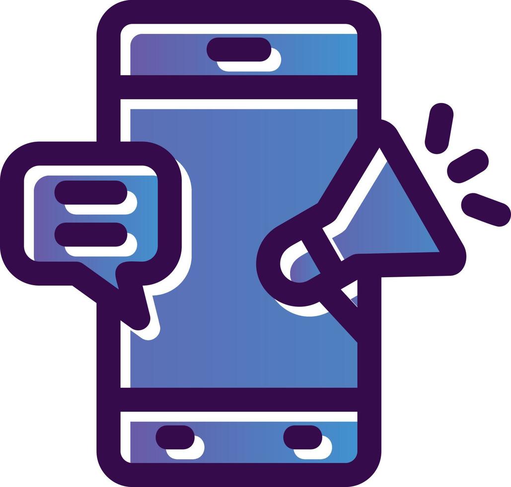 Sms Marketing Vector Icon Design