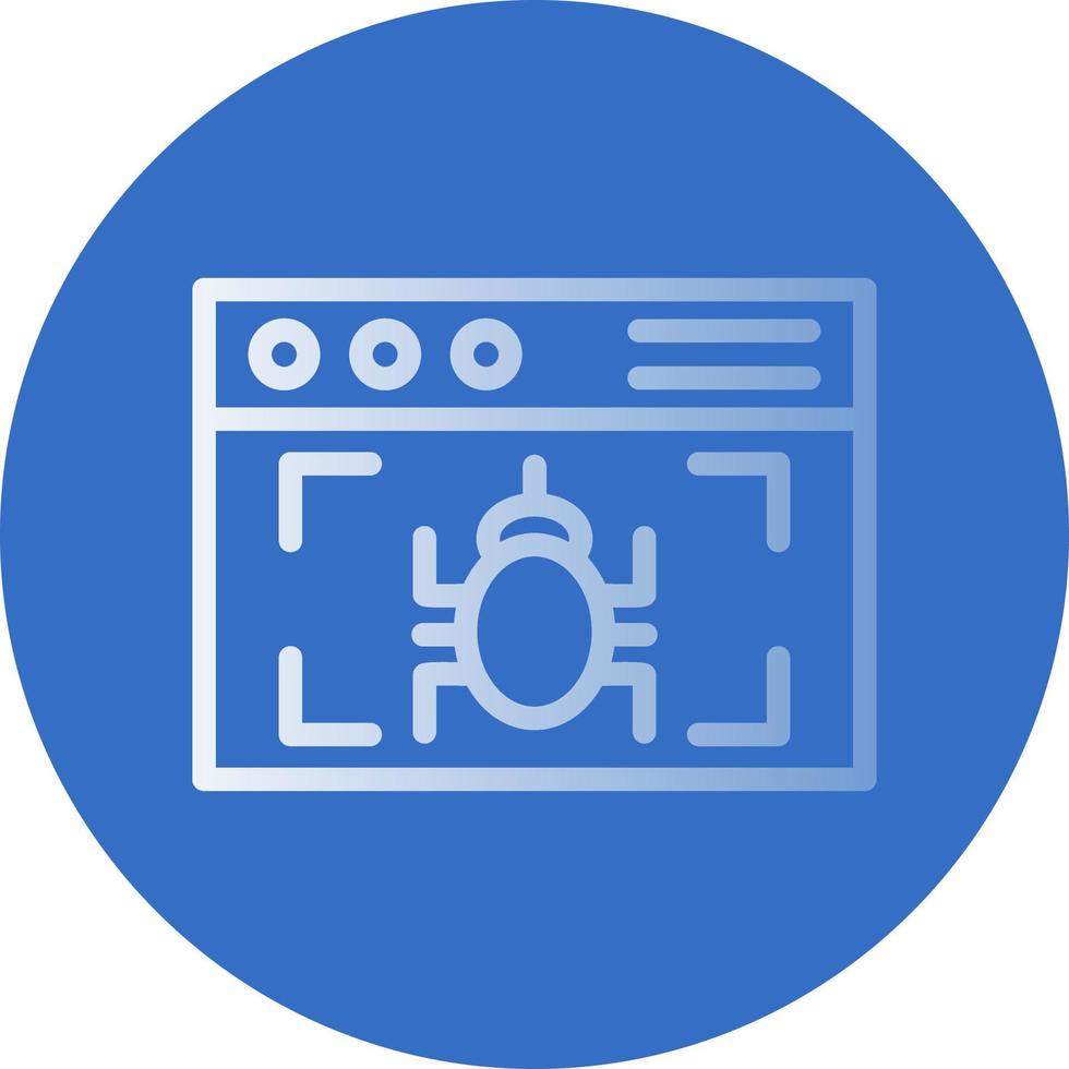 Virus Detection Vector Icon Design