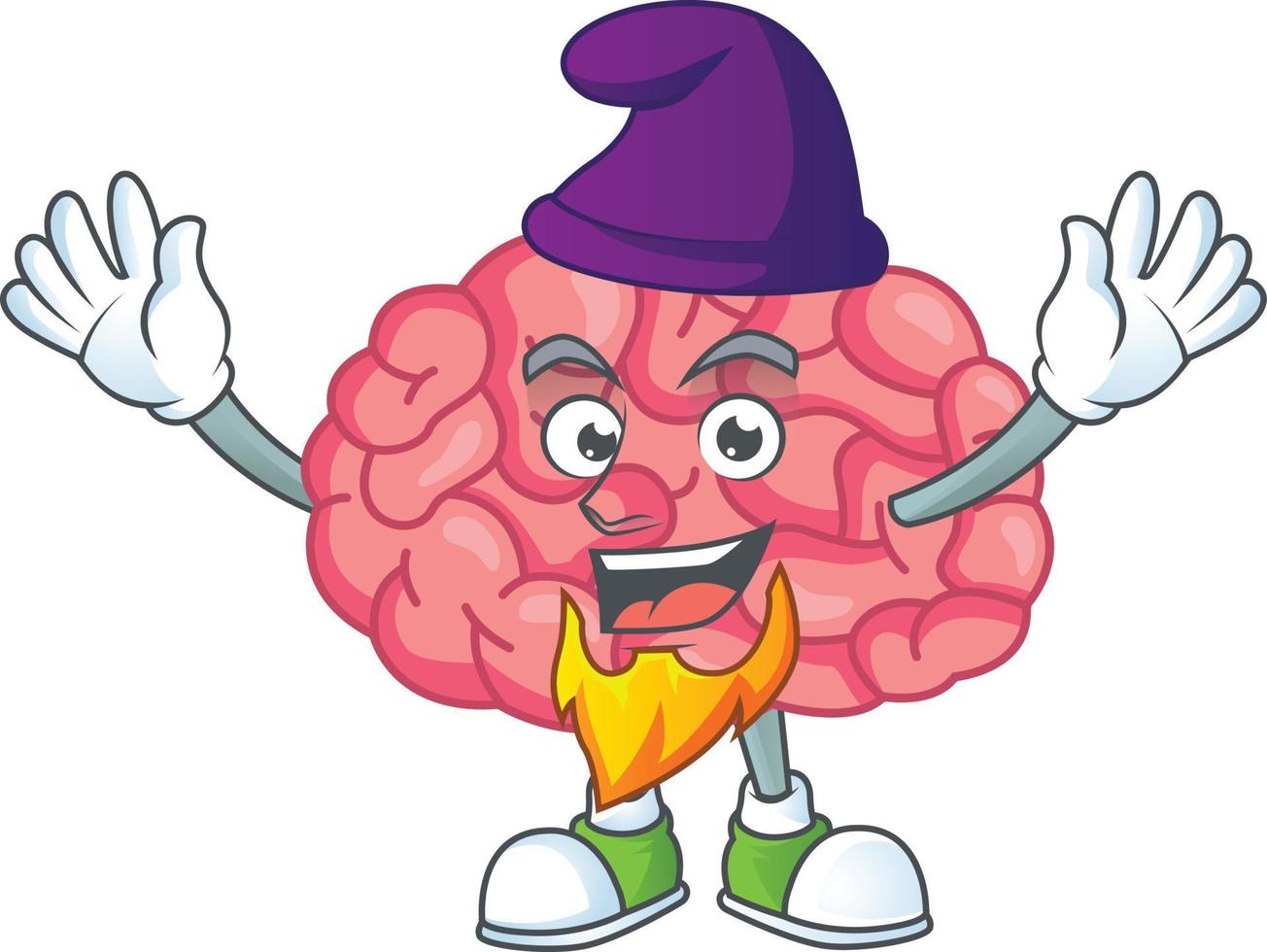 Brain Cartoon character vector