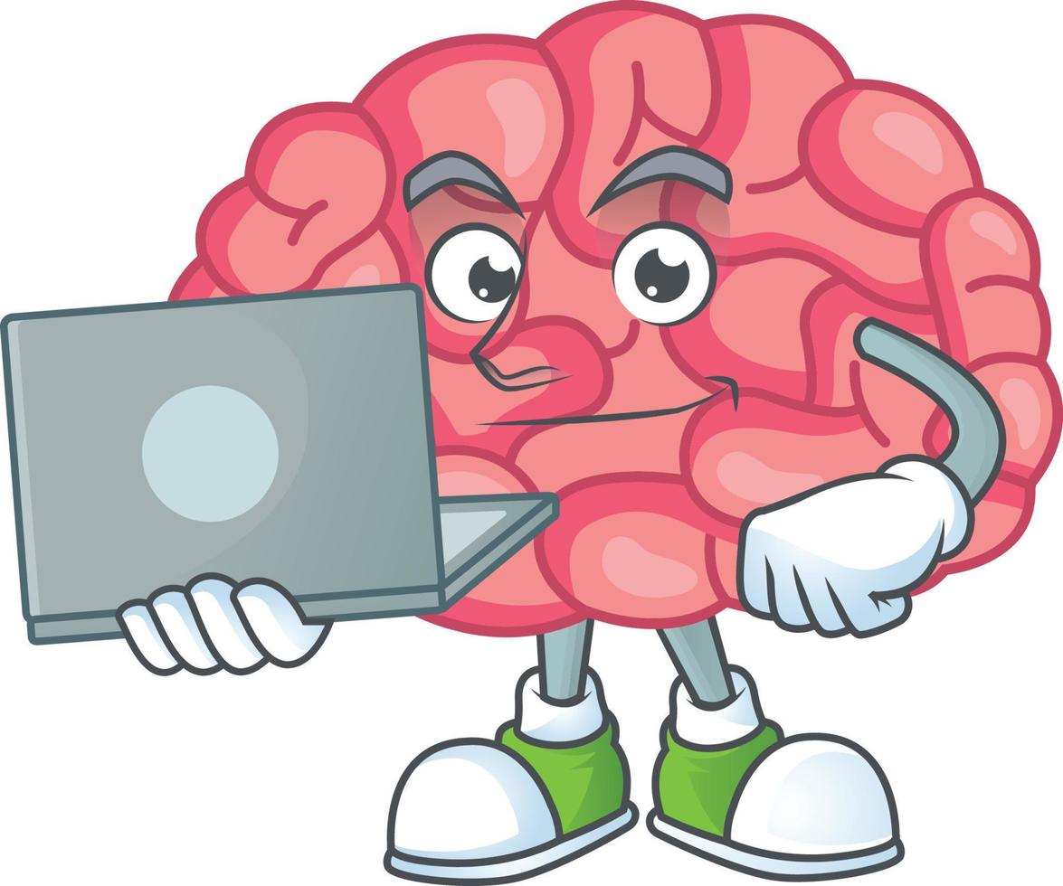 Brain Cartoon character vector