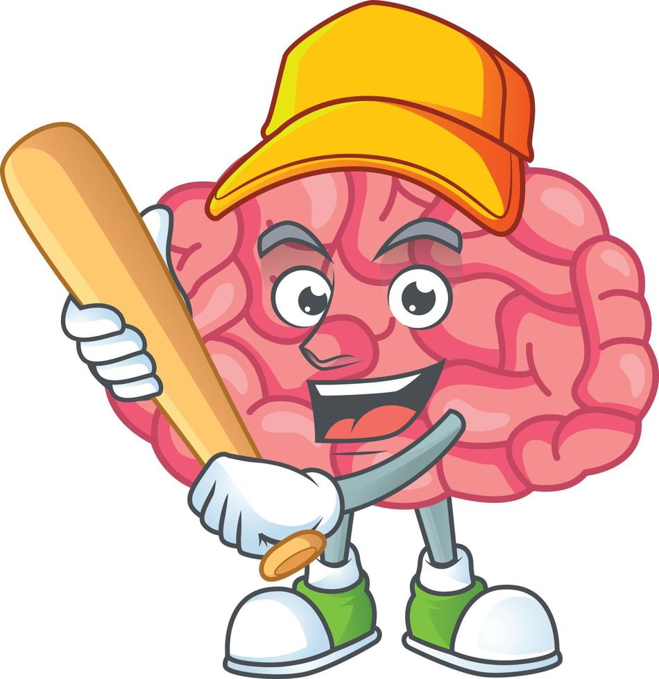 Brain Cartoon character vector