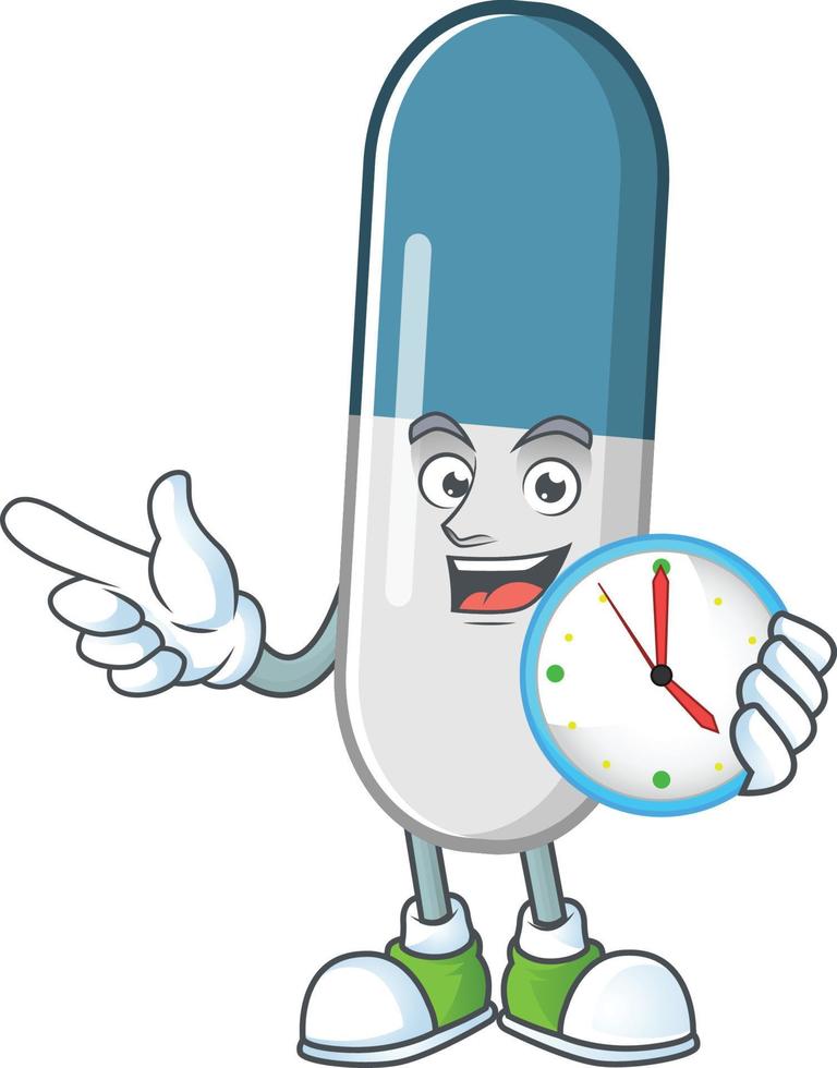 Vitamin pills Cartoon character 21290246 Vector Art at Vecteezy