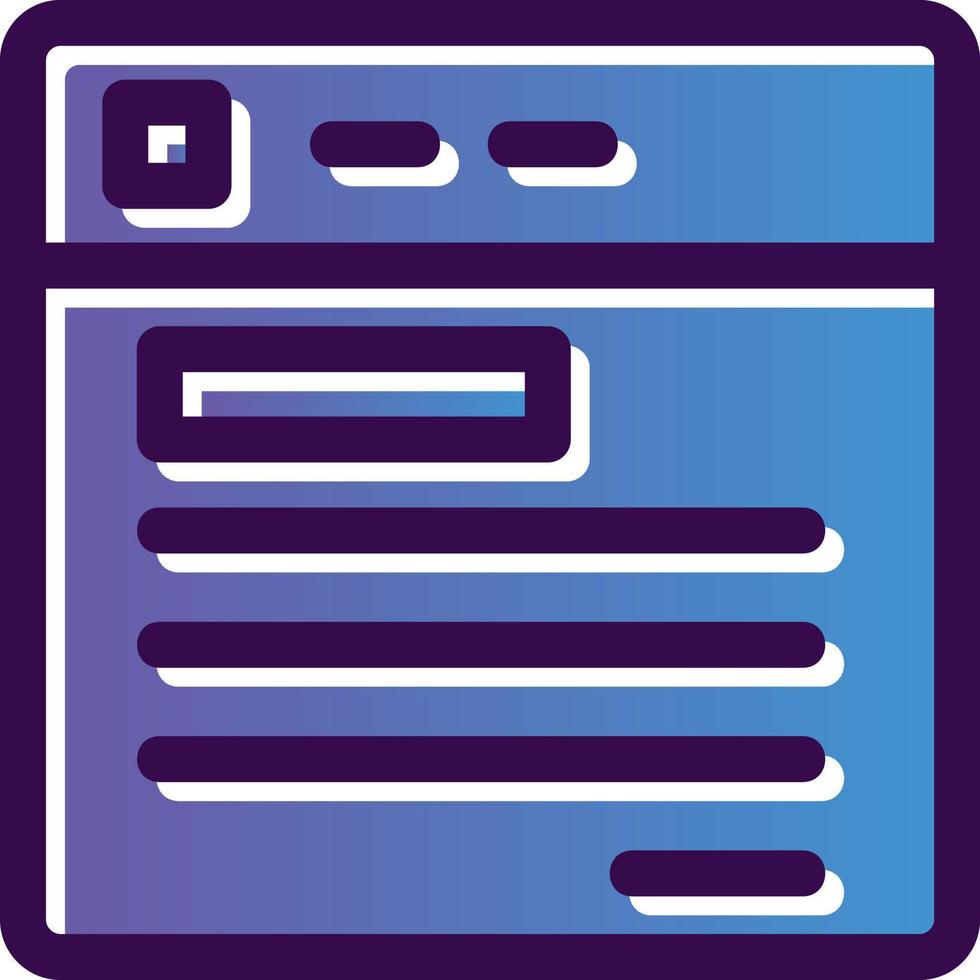 Website Ux Vector Icon Design