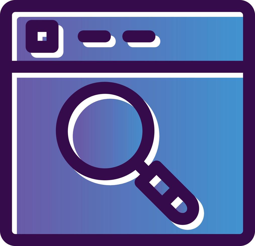 Search Engine Vector Icon Design