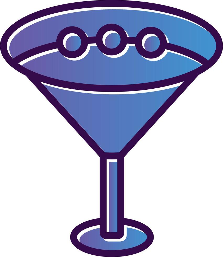 diseño de icono de vector de martini