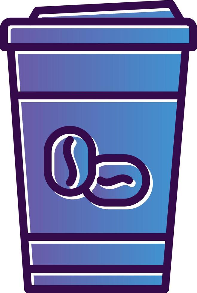 Coffee Cup Vector Icon Design