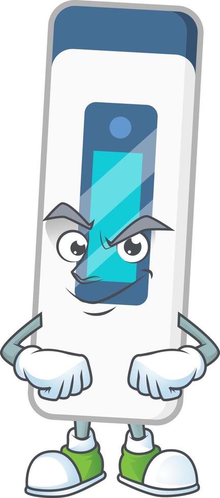 Digital thermometer Cartoon character vector
