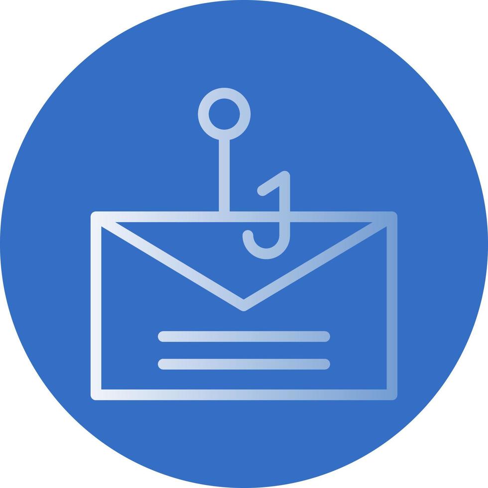Email Phishing Vector Icon Design
