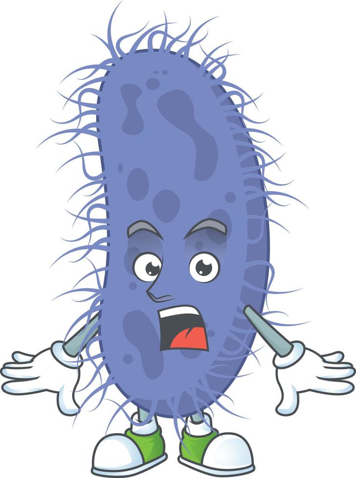 Salmonella typhi Cartoon character vector