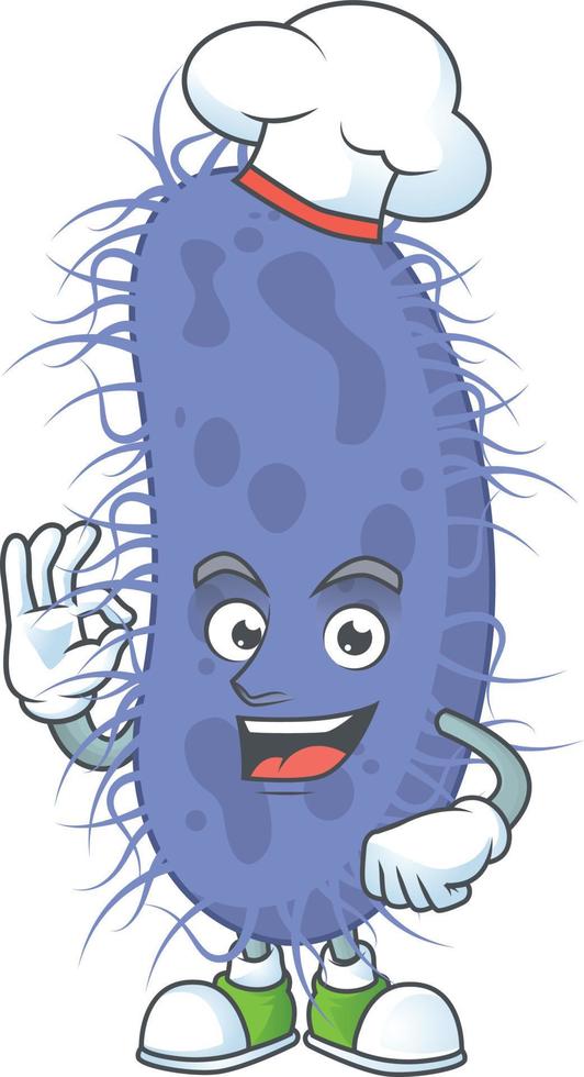 Salmonella typhi Cartoon character vector