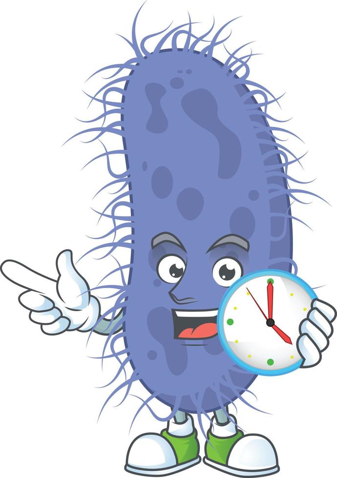 Salmonella typhi Cartoon character vector