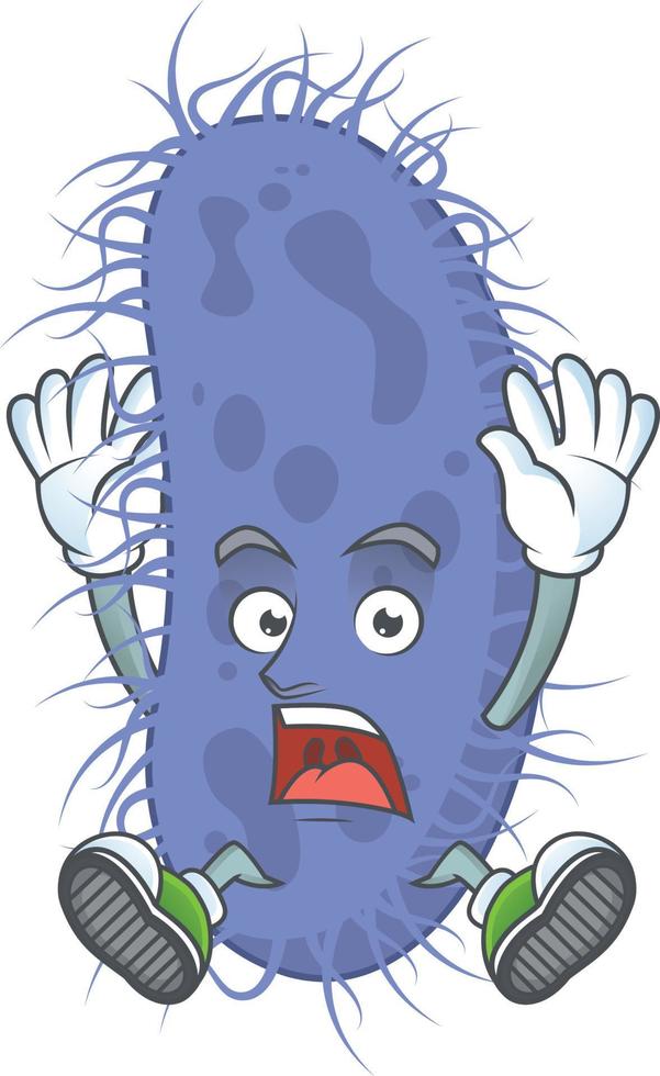 Salmonella typhi Cartoon character vector