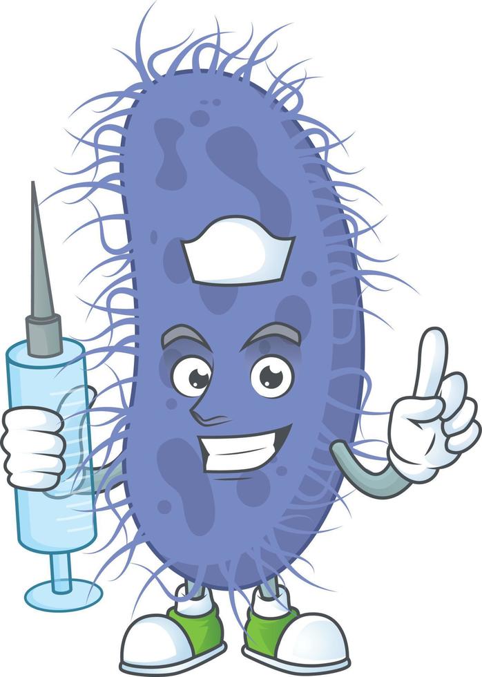 Salmonella typhi Cartoon character vector