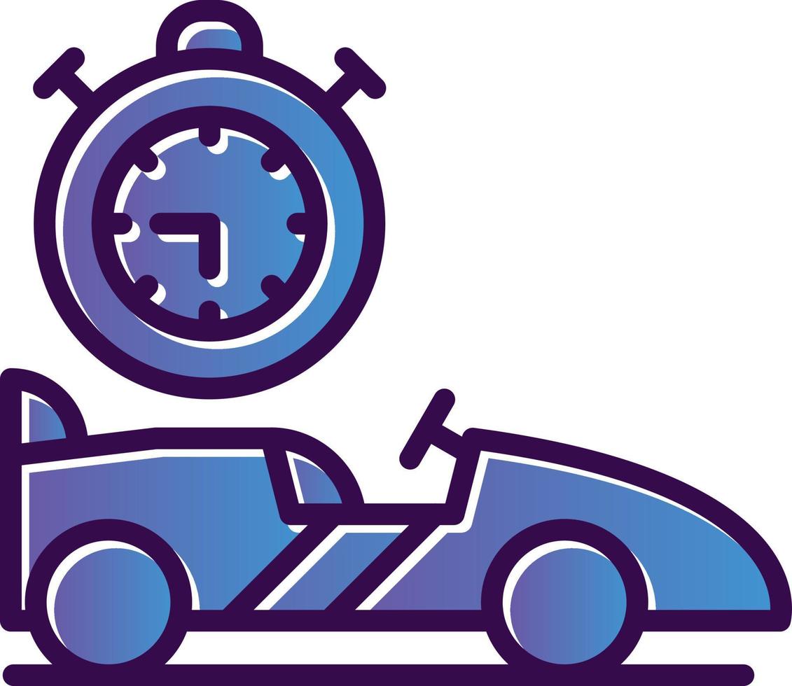 Race Stopwatch Vector Icon Design