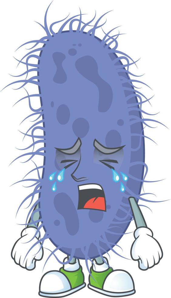 Salmonella typhi Cartoon character vector