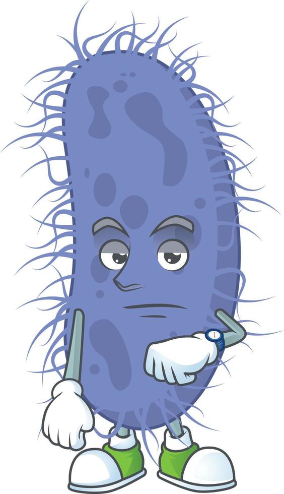 Salmonella typhi Cartoon character vector